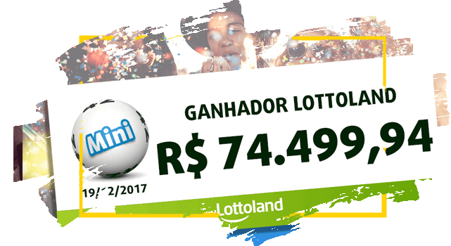 Cheque con premio de ganador brasileño de MiniLotto de Lotoland