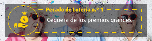 Teaser n.º 1 sobre error de la lotería - Ceguera de los premios grandes