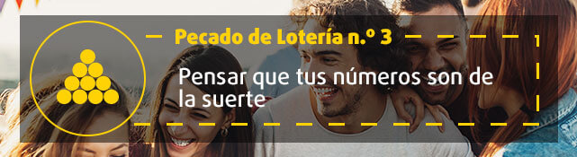 Teaser n.º 3 sobre error de la lotería - Creer en los números de la suerte