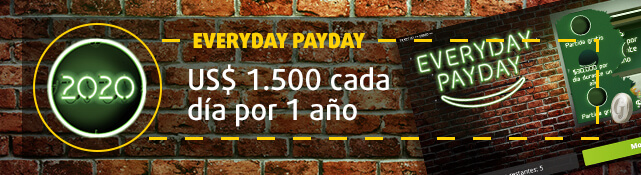 Imagen del raspa y gana Everyday Payday y su premio mayor