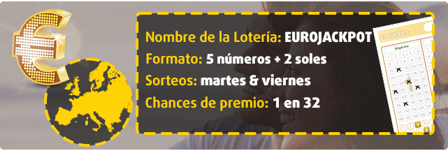 Lotería EuroJackpot: banner con formato, sorteos y chances de ganar
